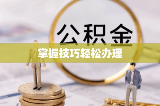 灌南掌握技巧轻松办理